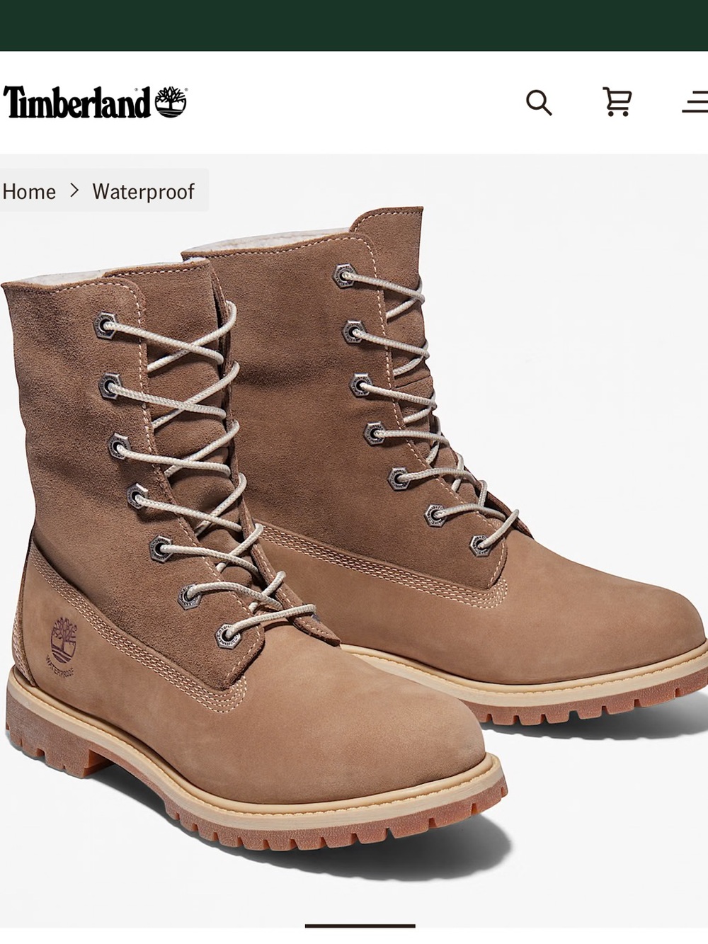 Timberland Women's Authentic Waterproof Roll-top Boot